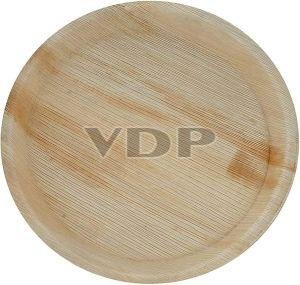 12 Inch Round Areca Leaf Plate