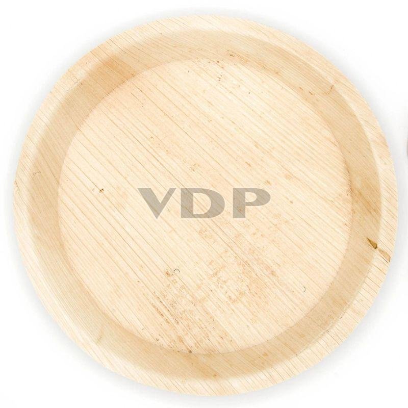 8 Inch Round Areca Leaf Plate