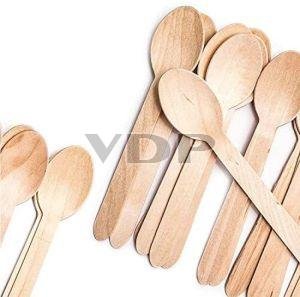 Areca Leaf Ice Cream Spoon