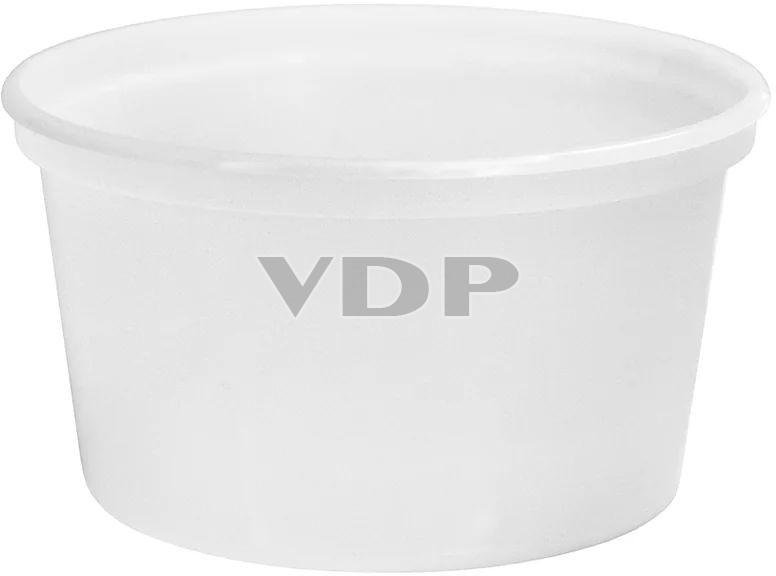 500ml round plastic food container